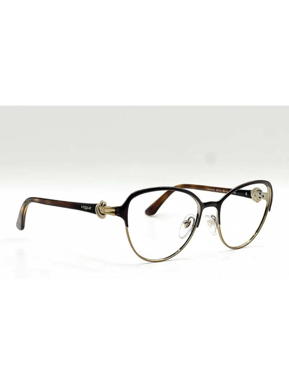 Vogue VO 4012-S 997/13 Brown/Pale Gold Authentic Eyeglass Frames 55-18